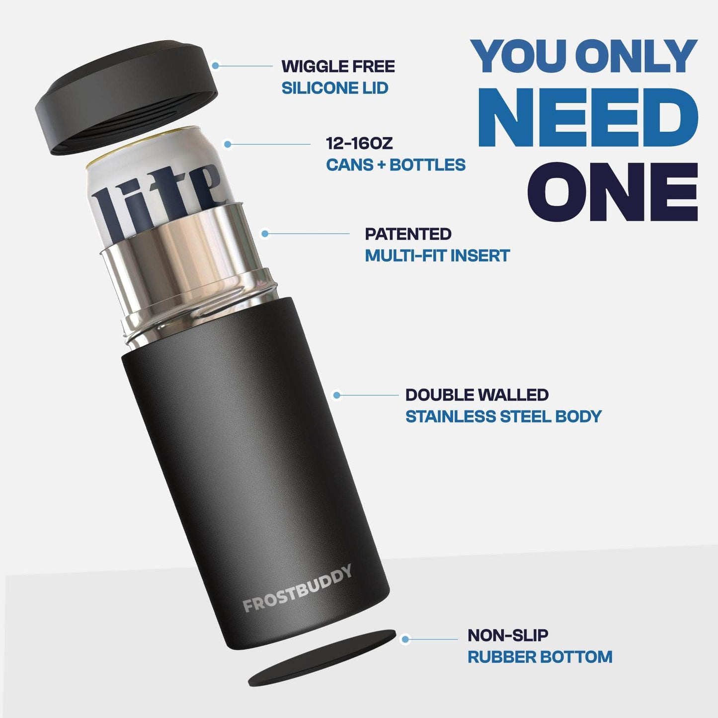 Universal Buddy | Burnt Titanium